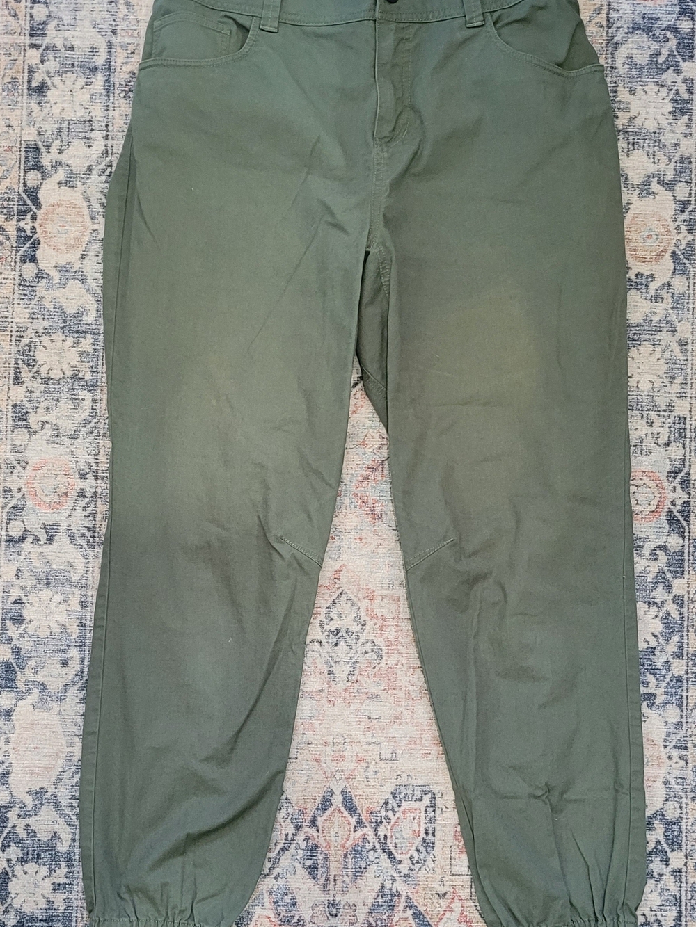Outdoor Research Canvas Fall Athletic Hiking Olive Stretch Jogger Pants - Picture 3 of 6